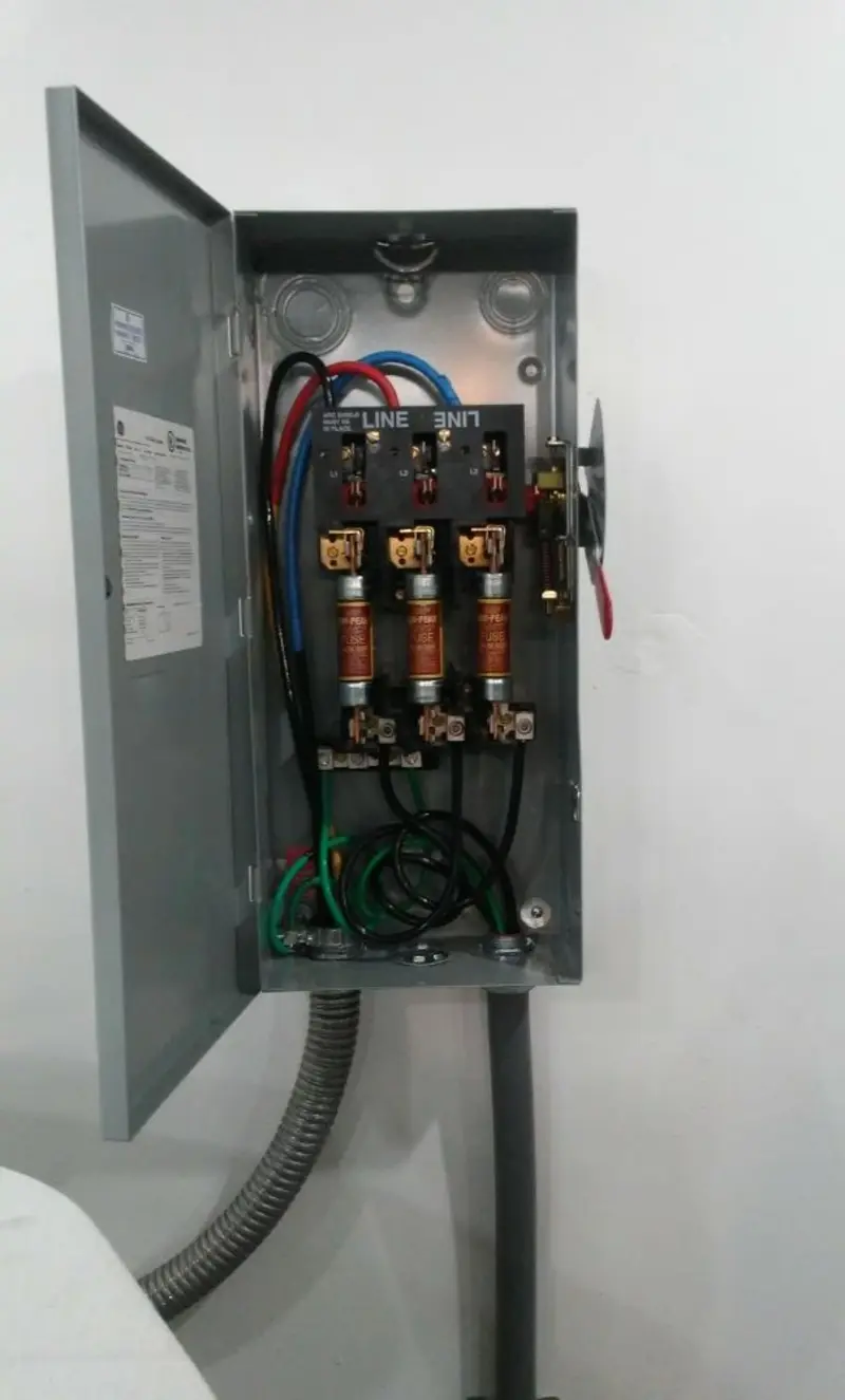 Three-phase disconnect switch installed for Electrical Wiring & Rewiring in Collingswood